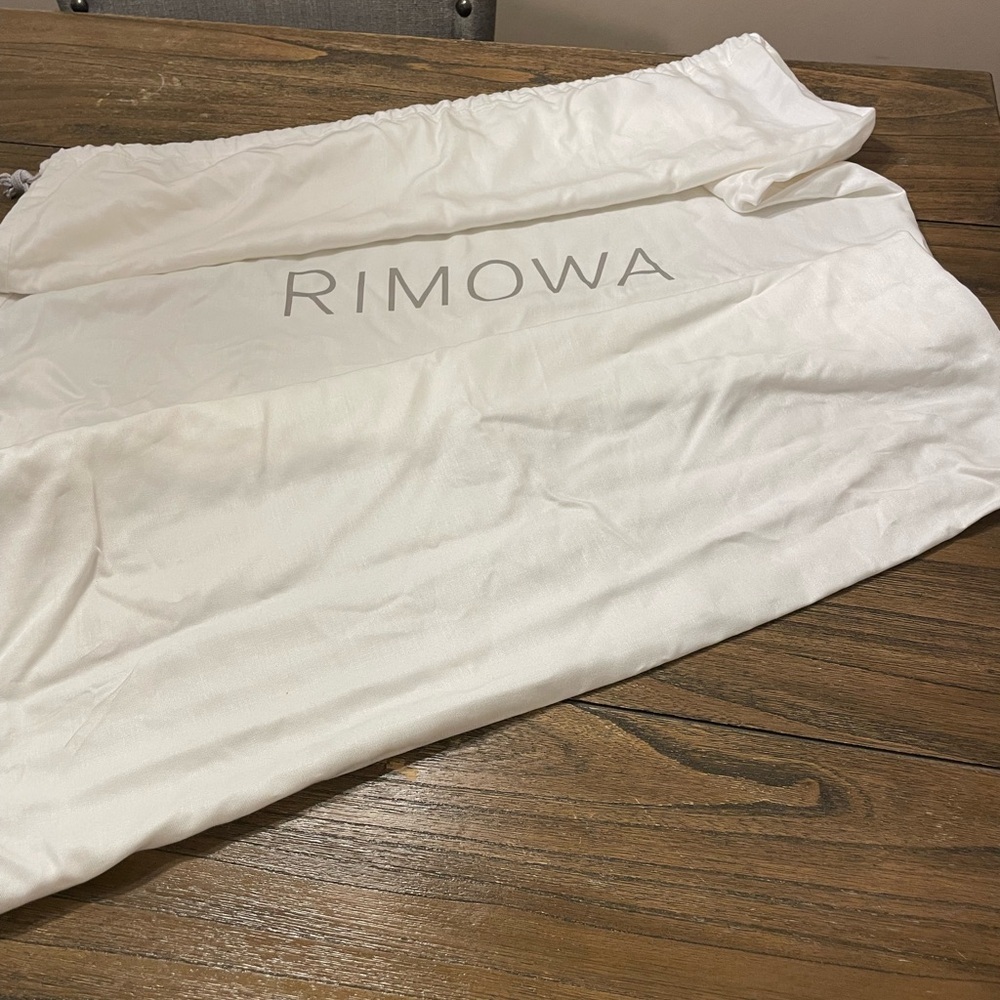 AUTHENTIC RIMOWA Suitcase Luggage Cover Dust Bag XL 27.5X42 White Gray MINT